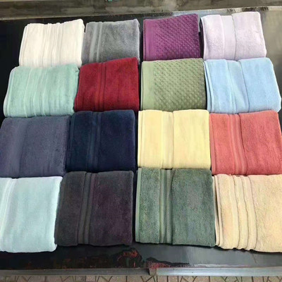 towel stock 外貿尾單家紡織品特價處理 便宜毛巾浴巾尾貨庫存