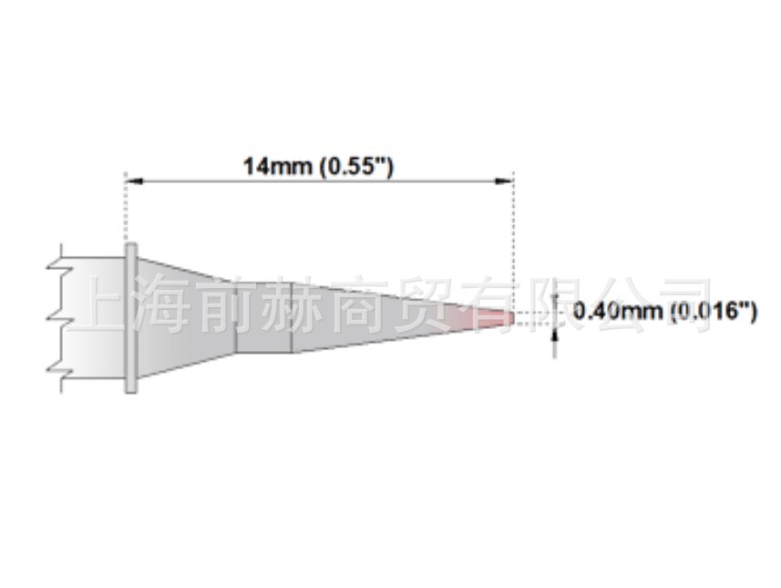 THERMALTRONICS 热魔 M8C300 尖头形烙铁头
