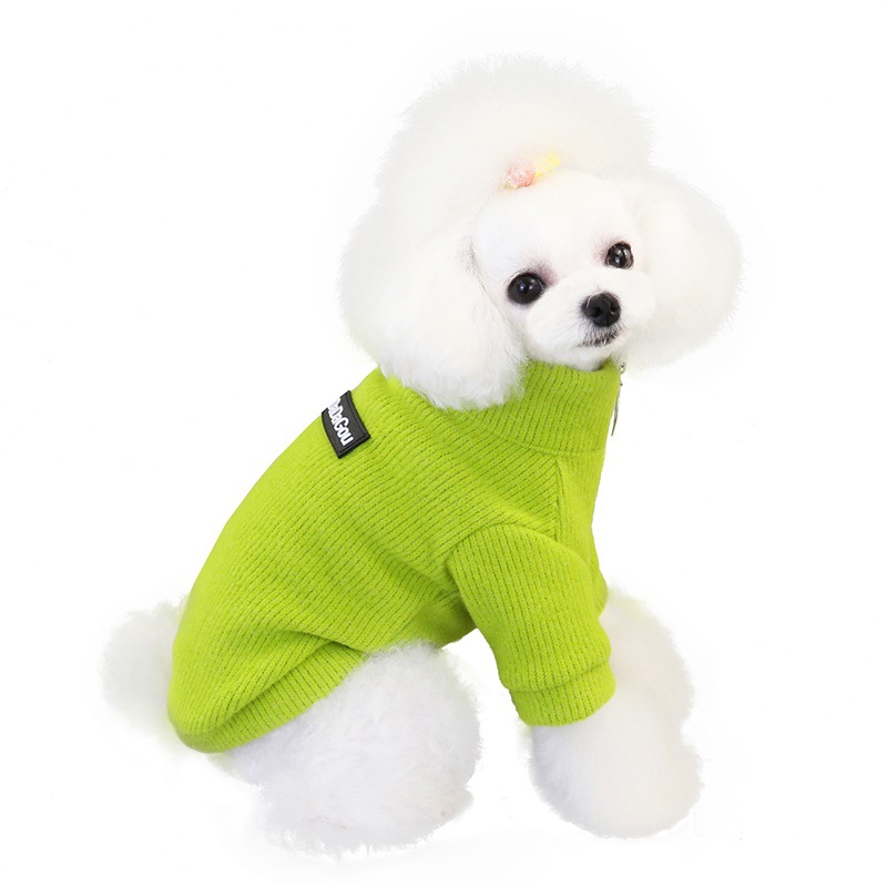 Pet High Neck Zip Dog Vest