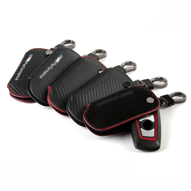 automobile key Cover 537 X5X6X1X4320li 525li genuine leather Carbon fibre key case