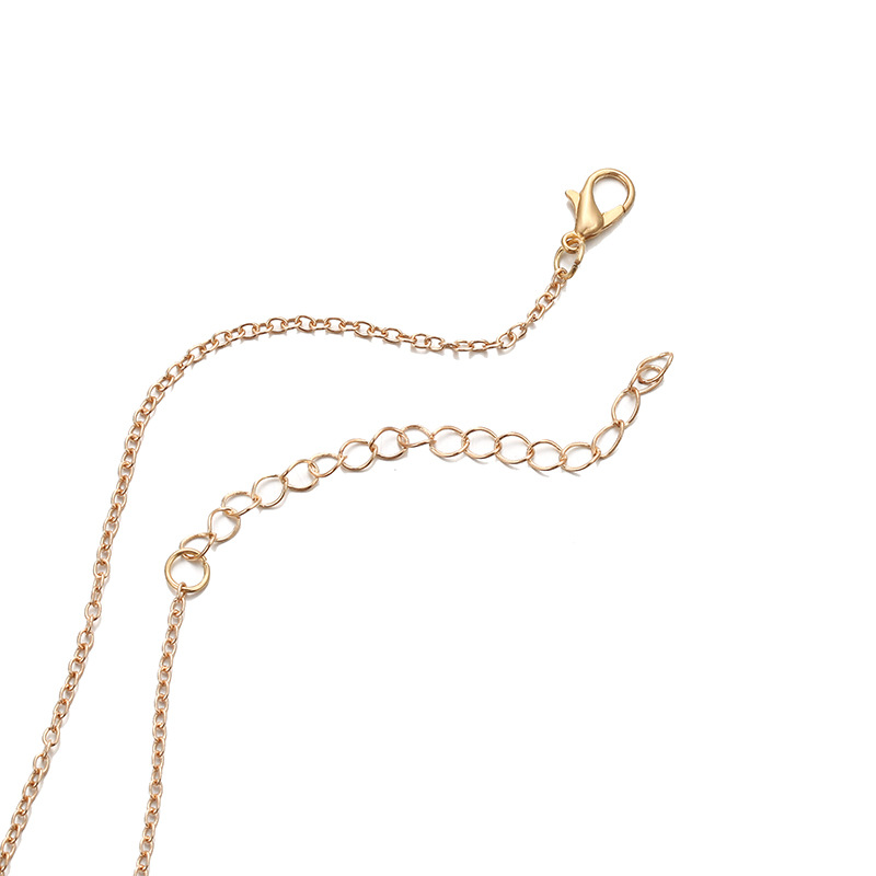 Europe and America Cross Border Hot Sale 26 English Letters Pendant Fashion Necklace Personalized Cr