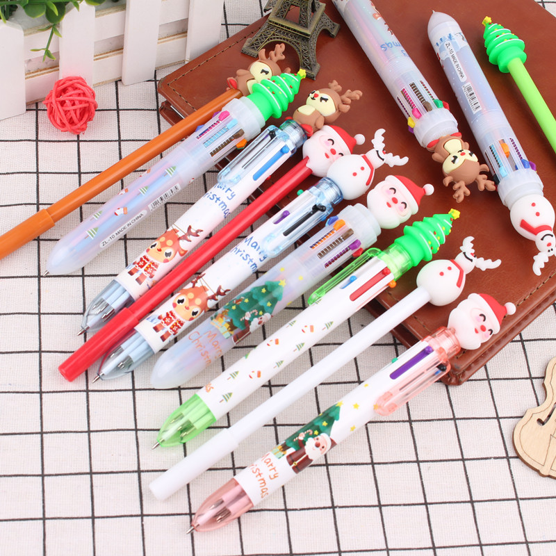 Mode Kreative Geschenke 6 Farben 10 Farben Stift Weihnachten Cartoon Gel Stift Kreative Schreibwaren Großhandel display picture 4