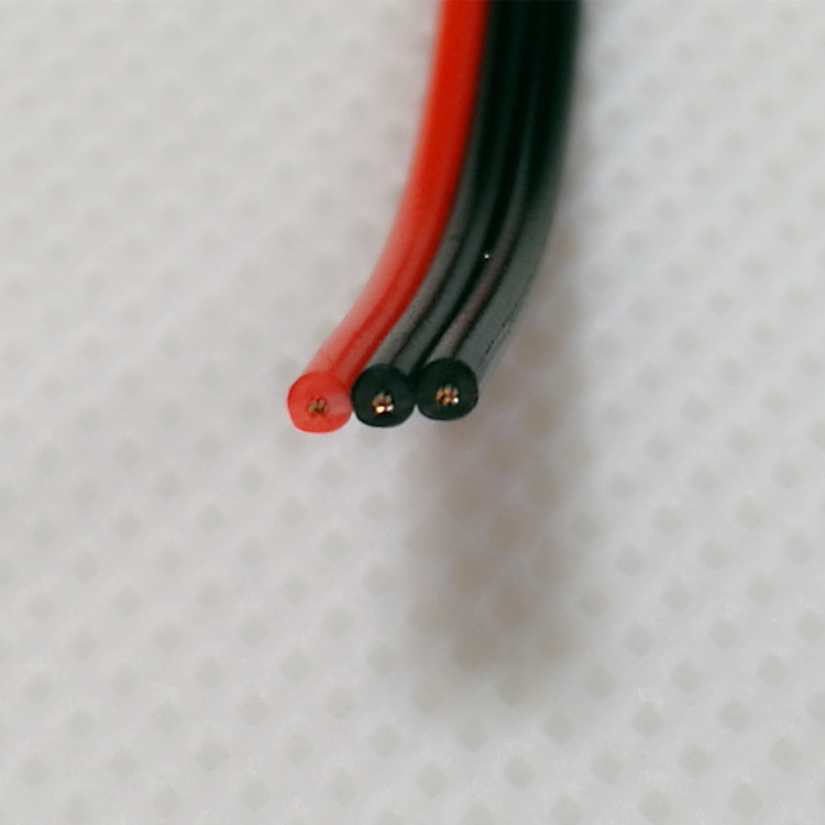 厂家直销 UL1007 黑黑红 3P并线 电子导线 彩排线 端子线加工定做