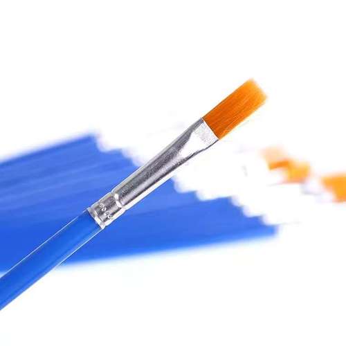 Kindergarten painting brushes children's acrylic painting brush pointed brush watercolor gouache flat brush