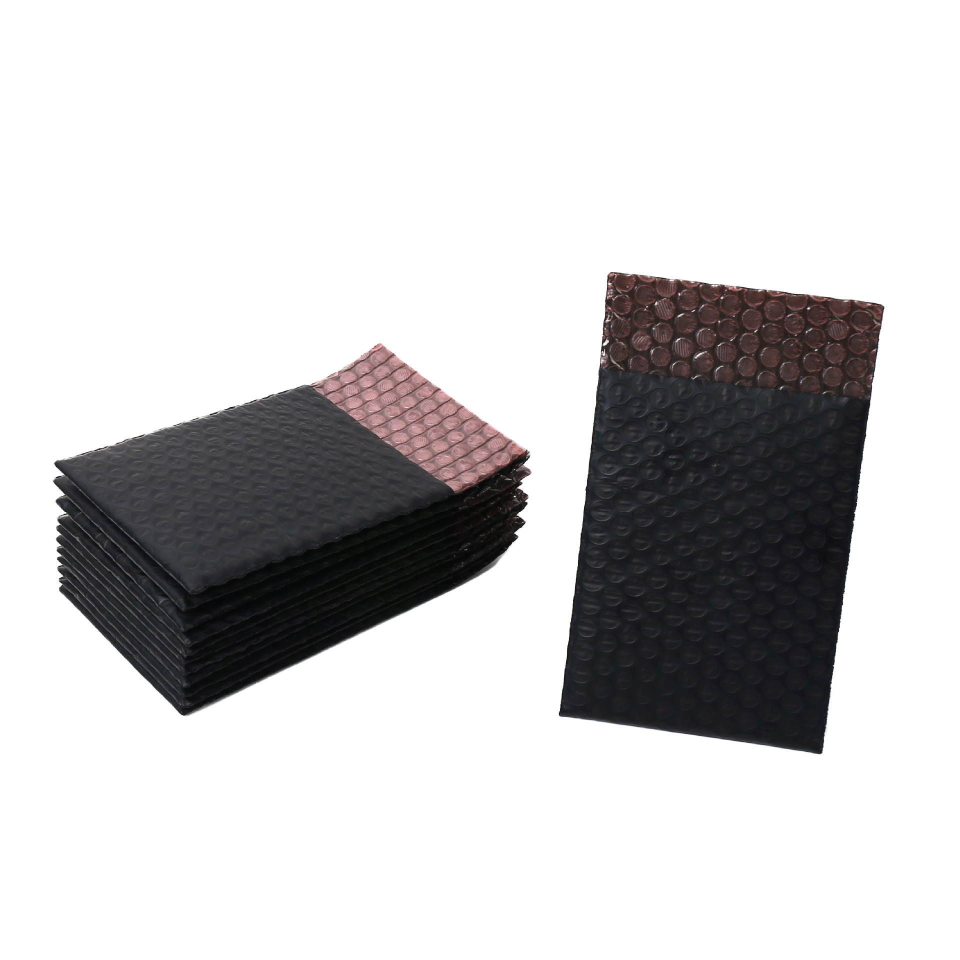 黑色共挤膜气泡袋信封袋服装打包袋快递物流包装袋防水防震气泡袋
