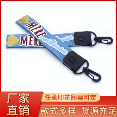 customized automobile Key buckle Lanyard Pendant personality originality schoolbag Jewelry Key buckle Lanyard nylon Webbing Lanyard