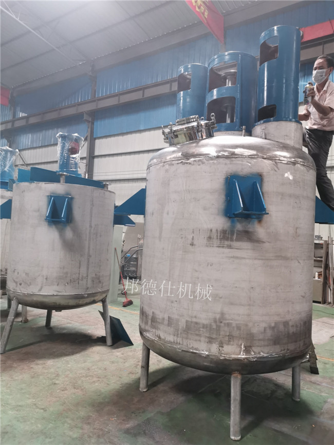 广州反应釜 湛江不锈钢搅拌设备耐腐蚀混合耐高温保温节能型防爆