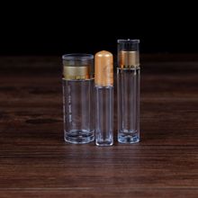 厂家直销冬虫夏草1根2根10根透明内瓶胶囊粉末  亚克力虫草包装瓶