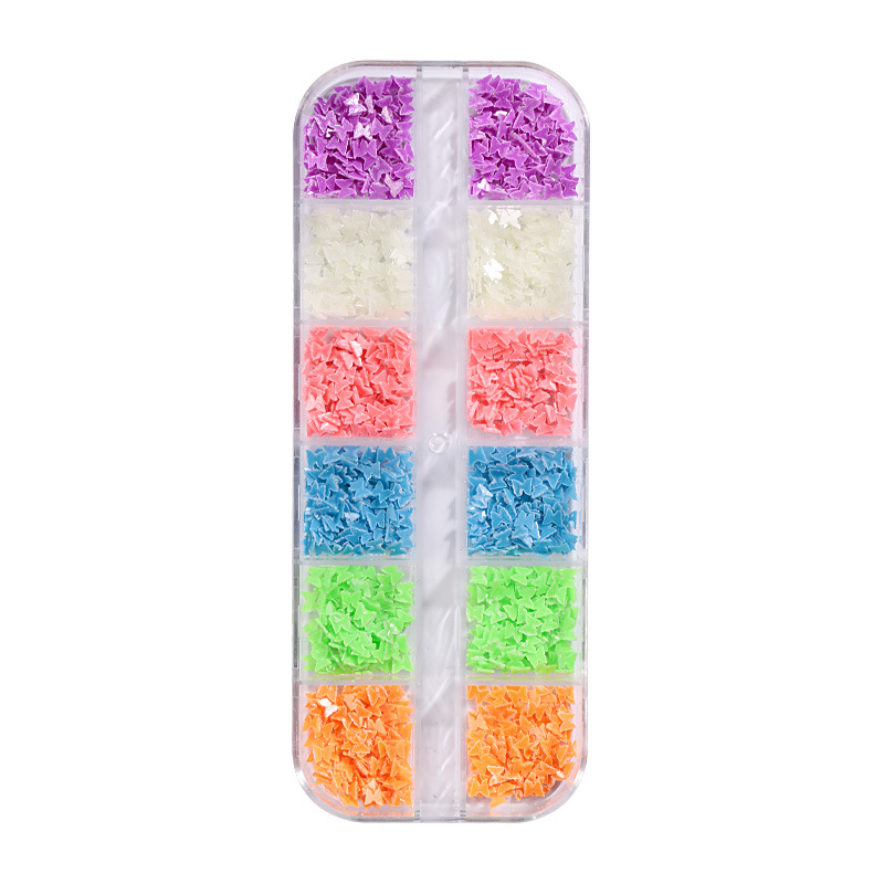 Fingermaid manicure mariposa redonda esquina luminosa, mariposa de caja larga esquina redonda ultrafina esquina luminosa