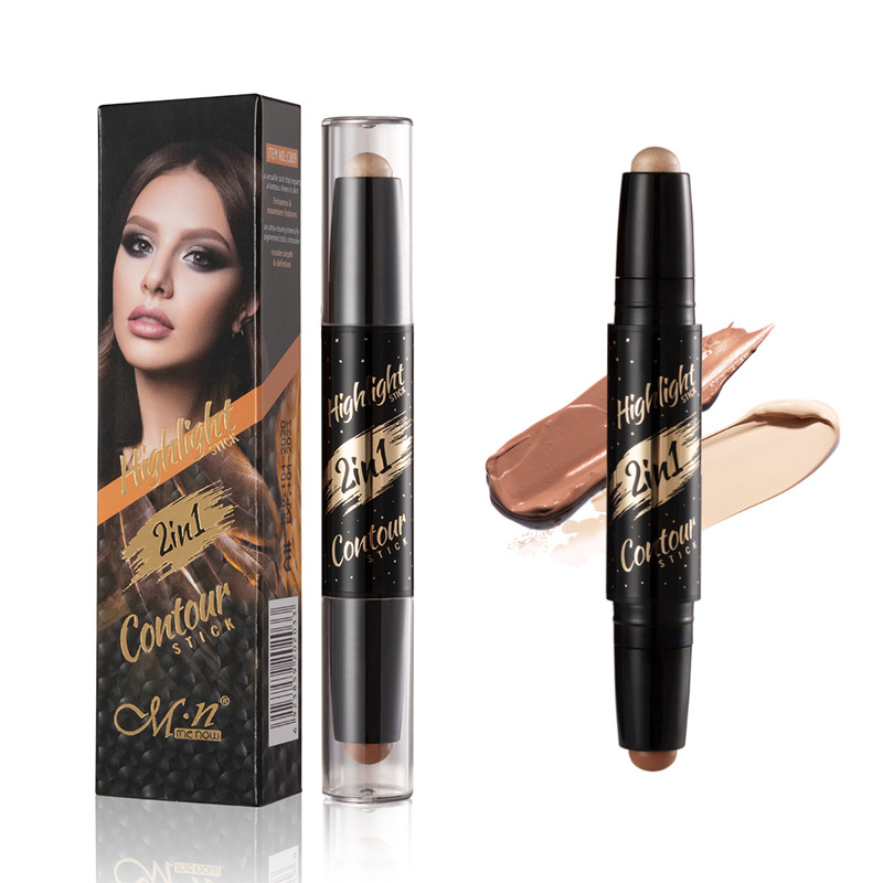 Menow美诺双头自然高光修容棒C809立体轮廓阴影卧蚕厂家批发|ms