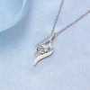 Universal necklace, pendant, silver 925 sample, simple and elegant design, wholesale