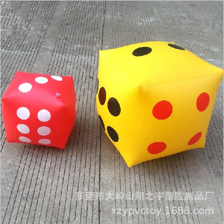 Inflatable dice PVC, toy