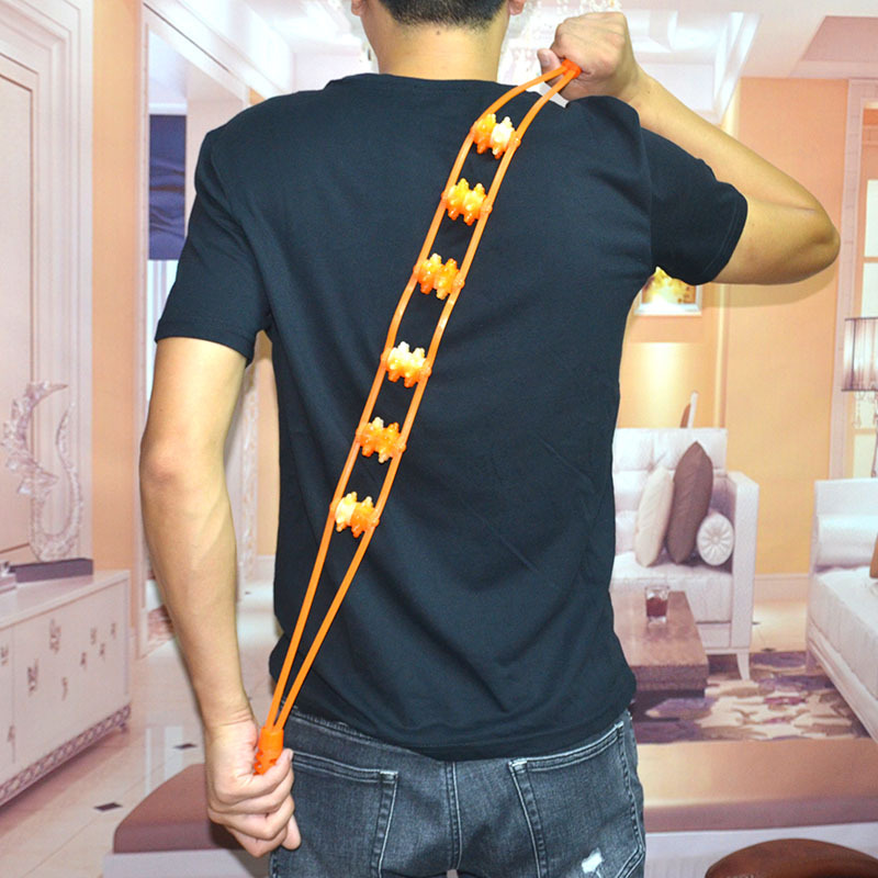 Trill Stall Pull back of back Massager back rubber Roller Massager Relax Massager