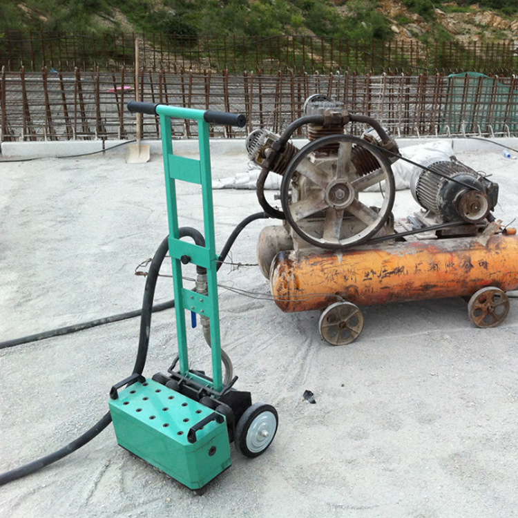 现货桥面手推凿毛机 气动加强型路面凿毛机 混凝土手扶式现货供应