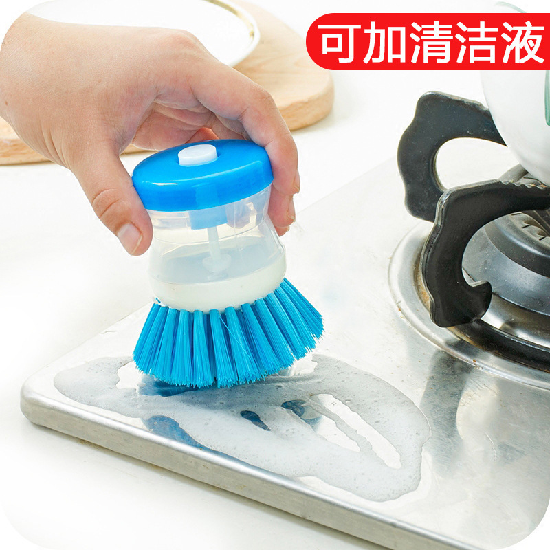 Hand-held liquid-adding brush liquid-adding cleaning brush pressure-type washing pot brush pot bowl tableware brush pot artifact factory outlet Hand-held liquid-adding brush liquid-adding cleaning brush pressure-type washing pot brush pot bowl tableware brush pot artifact factory outlet