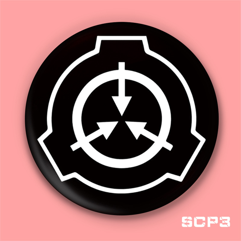 Insignia de la barra de La Fundación SCP ALPHA Red mano derecha Mobile Task Force corredor delantero personalidad anime insignia