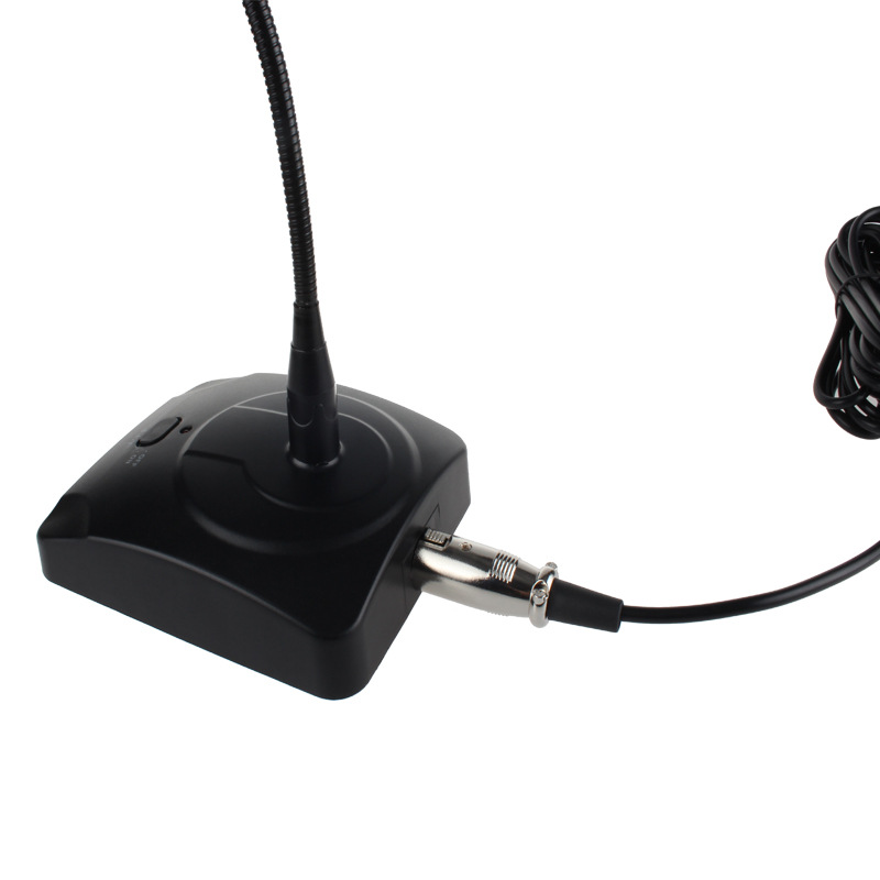 厂家直销会议麦克风 教学演讲广播主持高灵敏度台式有线电容话筒