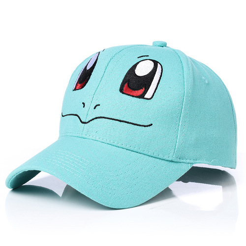 POKEMON Pokemon Baseball Cap Embroidered C Hat Ash Ketchum Peaked Cap Pokemon Anime Mesh Hat Sun Hat