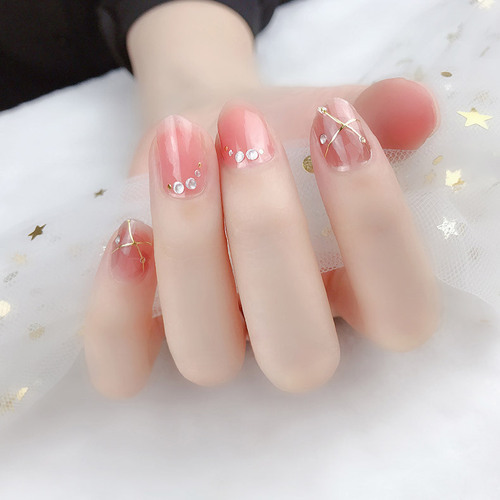 Zhengxiang Internet celebrity waterproof nail art stickers 3D color diamond nail art stickers for pregnant women can use diamond nail stickers full stickers