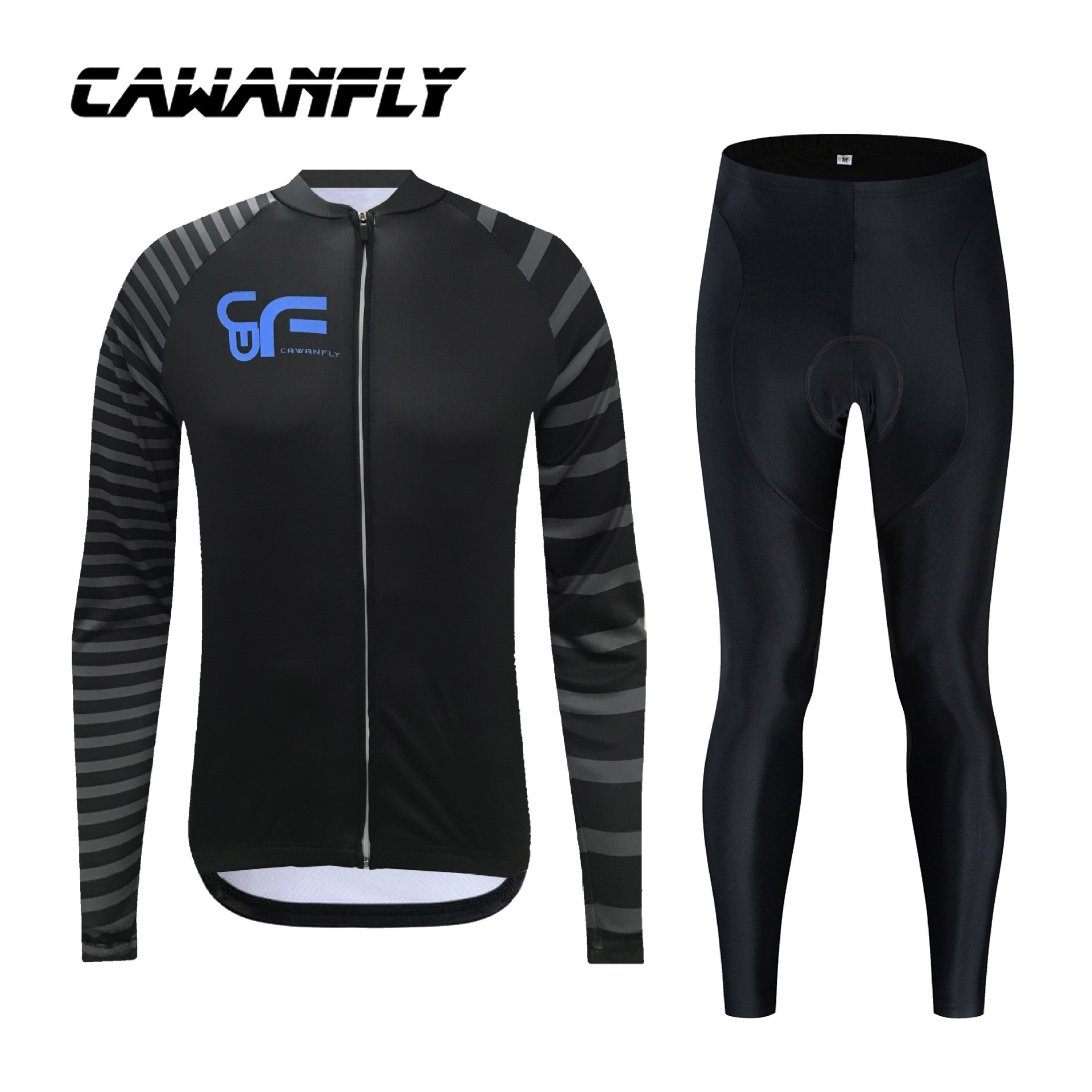 CAWANFLY騎行服批發定做單車服騎行服套裝長袖春秋男女騎行裝備