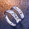 Ring for beloved suitable for men and women, accessory, jewelry, simple and elegant design, silver 925 sample, wholesale