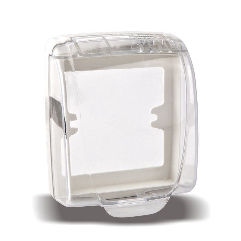 Transparent splash-proof box