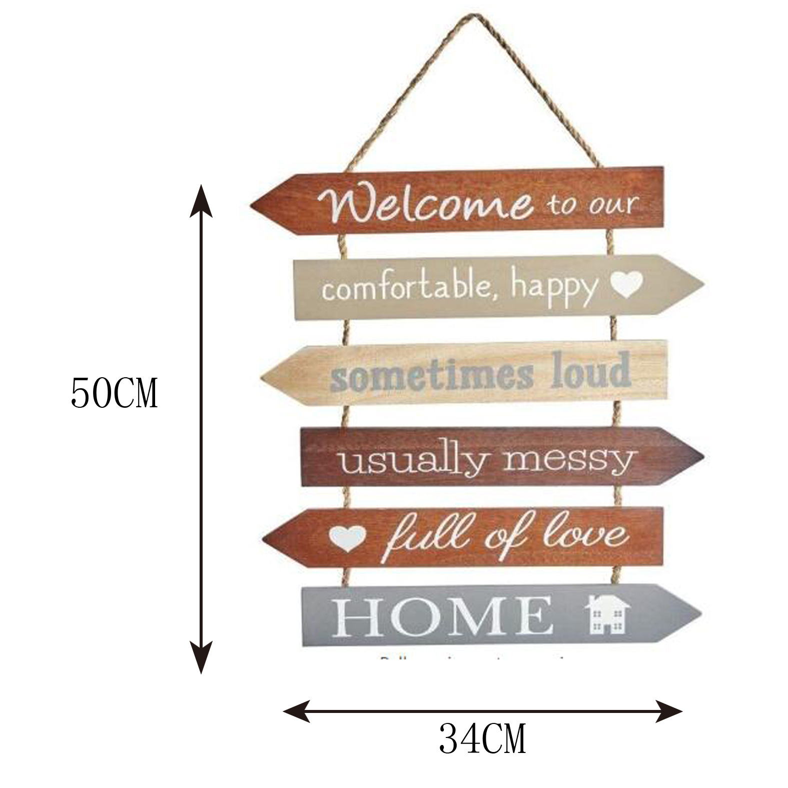 Multi arrow welcome sign