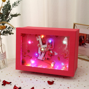 Прозрачная трехмерная подарочная коробка из ПВХ, сумка на день Святого Валентина, подарок на день рождения, креативный подарок, оптовые продажи