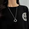 Triangle hip-hop style, necklace, pendant, accessory, Korean style, simple and elegant design, wholesale