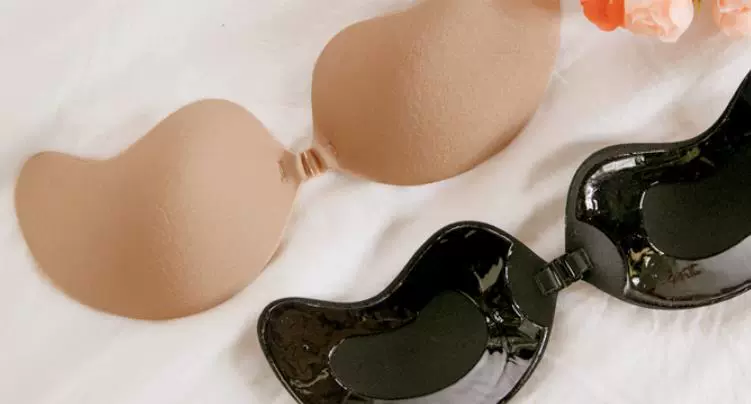 Invisible Adhesive Bra, breathable supportive nipple stickers, increased thickness — sizes A–D
