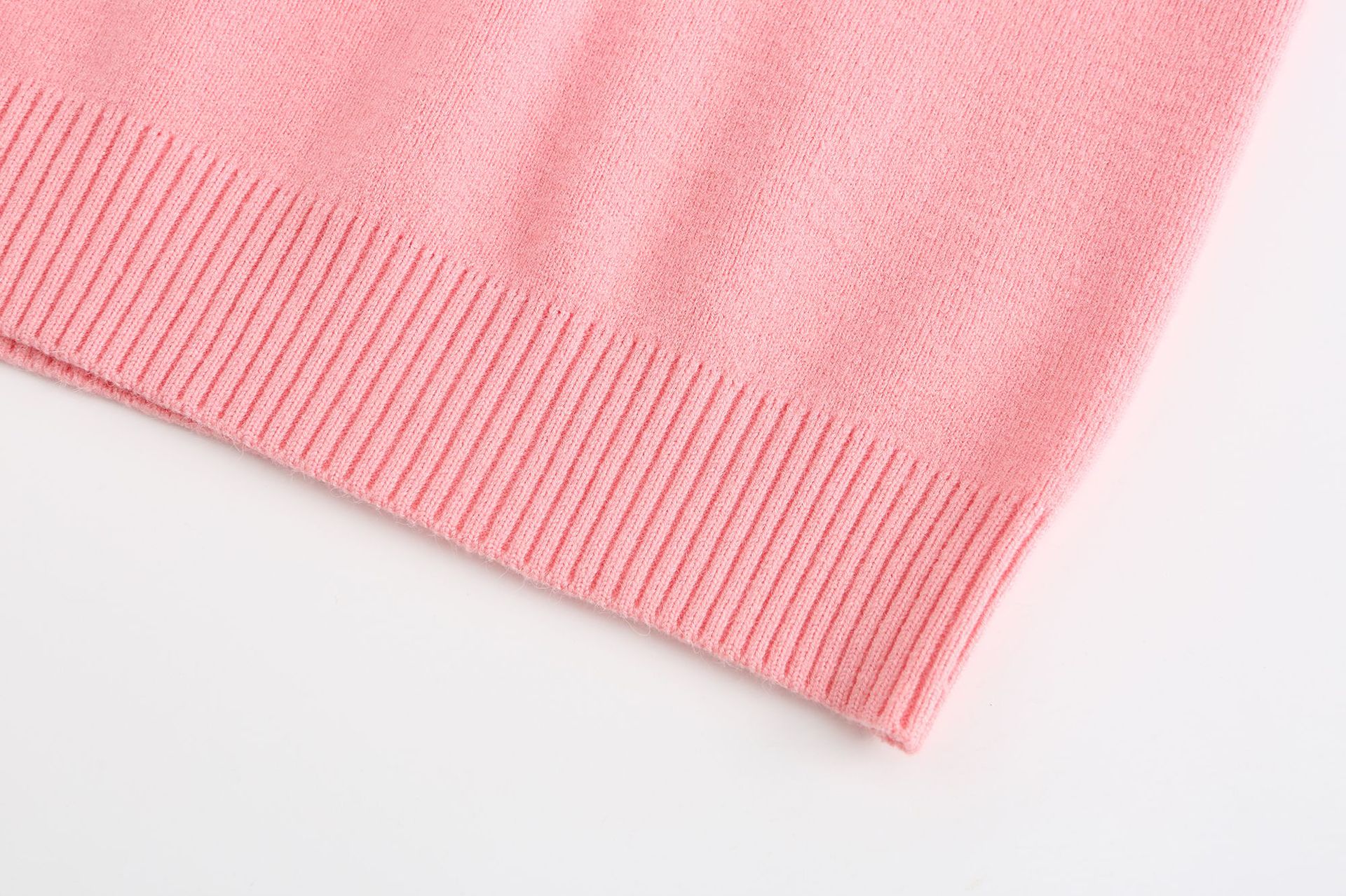 Women's Sweater Set Summer Macaron Colour Matching Co-ord Suit_voghion.com