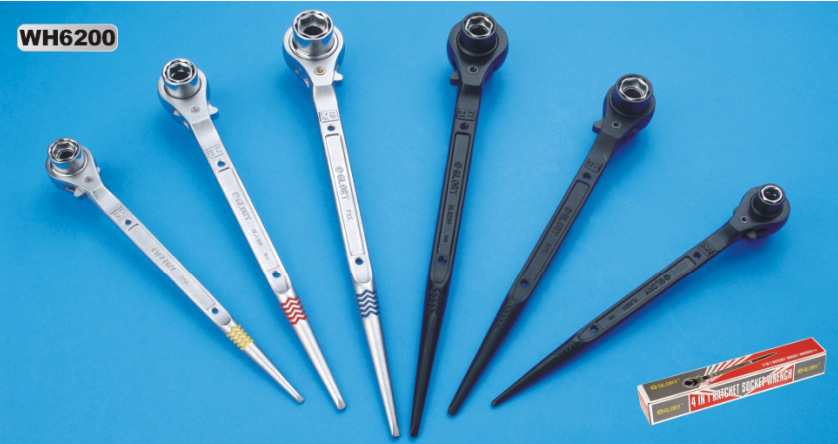 格劳莱四合一尖尾棘轮套筒扳手