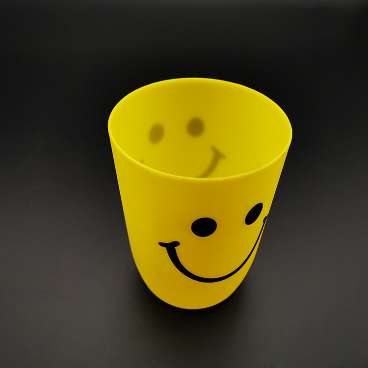 Vasos para enjuague bucal creativos con diseño de boca sonriente, vasos de plástico para cepillo de dientes o cerveza, porta vasos de caricatura.