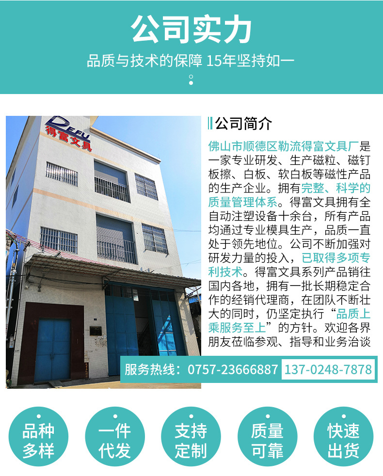 双面小白板磁性