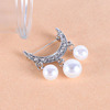 Accessory, protective underware from pearl, pin lapel pin, clothing, brooch, suitable for import