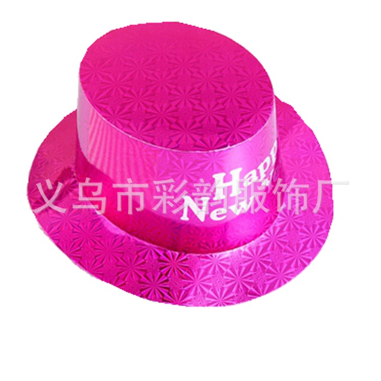 Sombreros de papel de Año Nuevo en stock HappyNewYear Party Sombreros de papel
