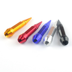 Car Tire Pointed Valve Cap Auto Accessories Bullet Valve Core 60mm Tire Valve Cap