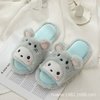 Cartoon cute rats turned into little mouse girl heart spring and autumn toe home fish mouth slippers women