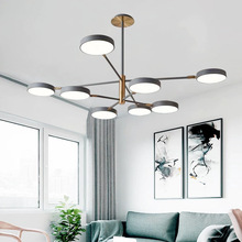 北欧现代马卡龙客厅吊灯 简单创意个性设计大气家用卧室餐厅灯具