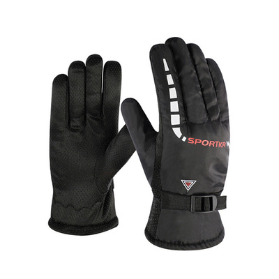 摩托车电动车保暖手套棉冬季加绒加厚防寒手套骑电瓶车骑行防滑|ms