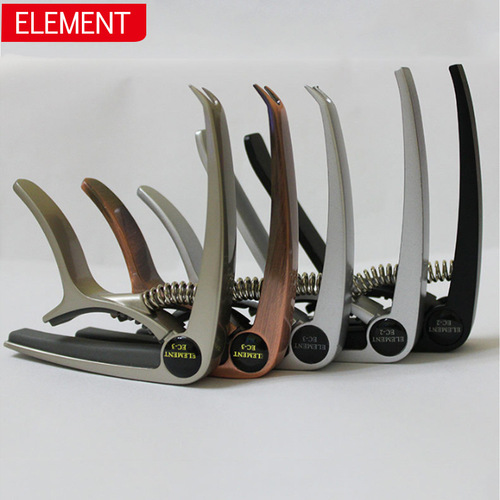 Cross-border best-selling zinc alloy guitar capo, folk wooden guitar capo, ukulele capo