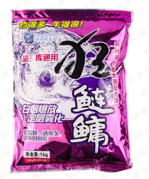 Western Style [Crazy Silver Carp and Bighead Carp 1000g] Bait White Silver Carp and Bighead Carp Big Fat Head Material 20 Packs/Piece