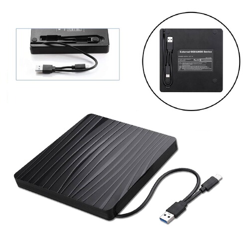 USB3.0 two-in-one computer external optical drive DVD RW burner CD player 2 in 1 Combo Type C