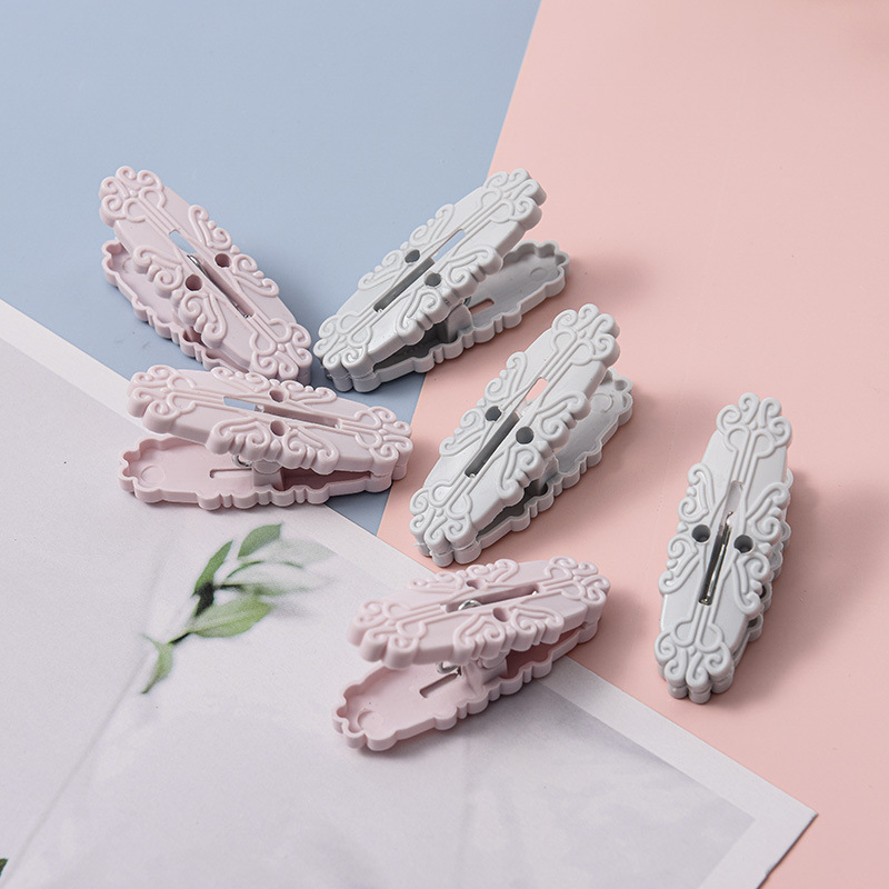 Household non-slip clothes clip windproof snack bag sealing clip multi-functional strong plastic clip can be customized color OEM