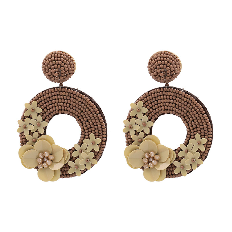 New Fashion Rice Beads Earrings For Women Wholesale display picture 5