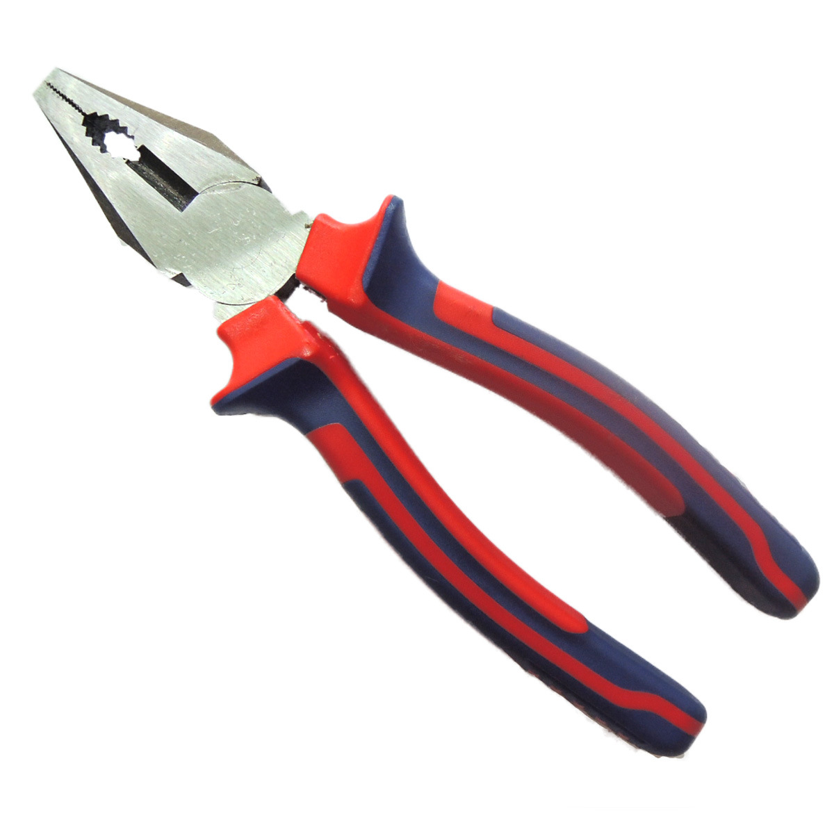 Ordinario en stock de 8 pulgadas tigre cabeza mango alicates de acero al carbono de dos colores alicates de alambre industrial grado vice herramienta de mano