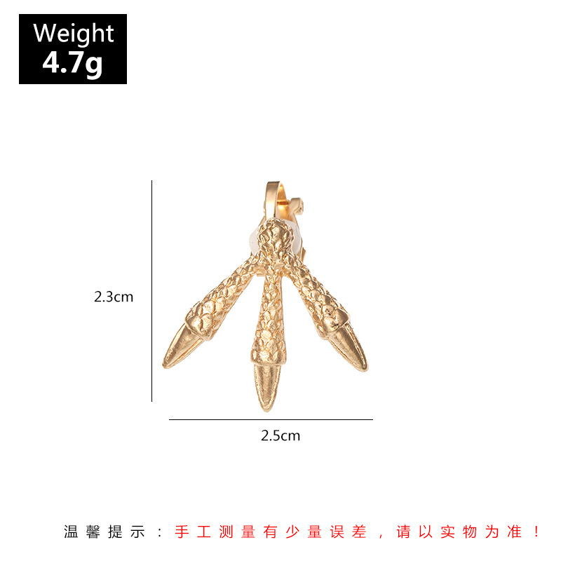 Wholesale Jewelry Fashion C Shape Alloy No Inlaid Plating Earrings display picture 19