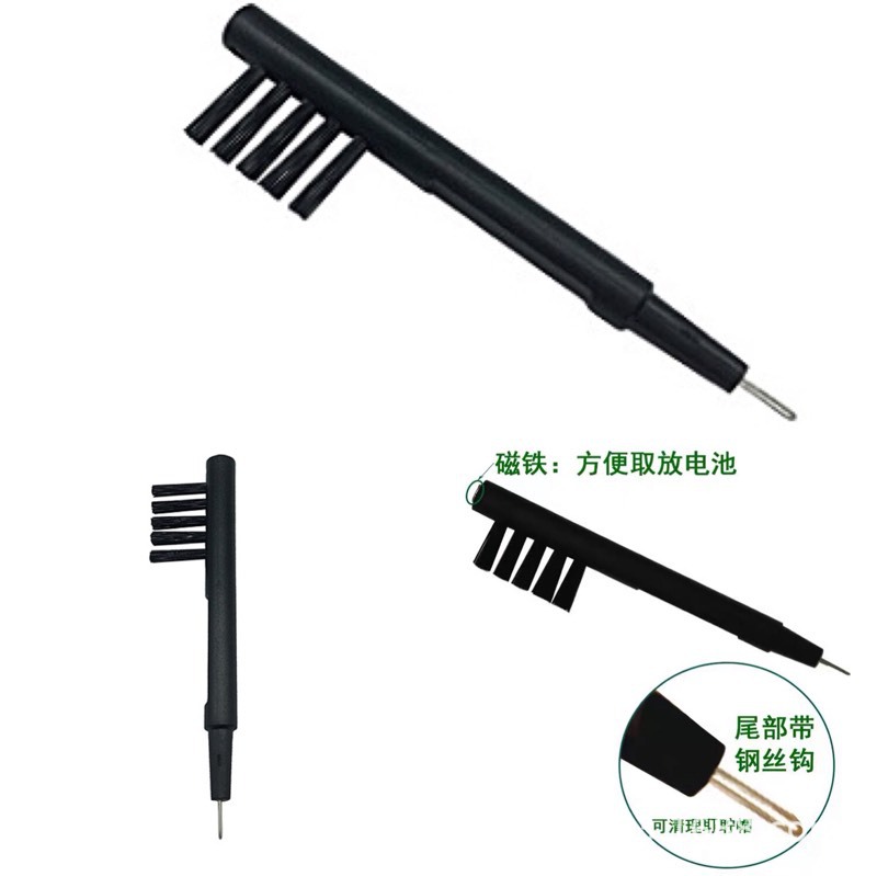 Cepillo de limpieza de audífonos multifunción cepillo de ajuste fino con imán herramienta de cuidado de mantenimiento de cepillo pequeño tomar batería multiusos