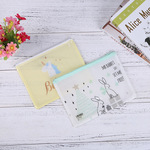 厂家生产PVC网格文件袋 孕检产检报告收纳袋儿童预防接种证件袋