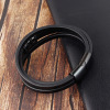 Men's accessory, woven bracelet stainless steel, wholesale